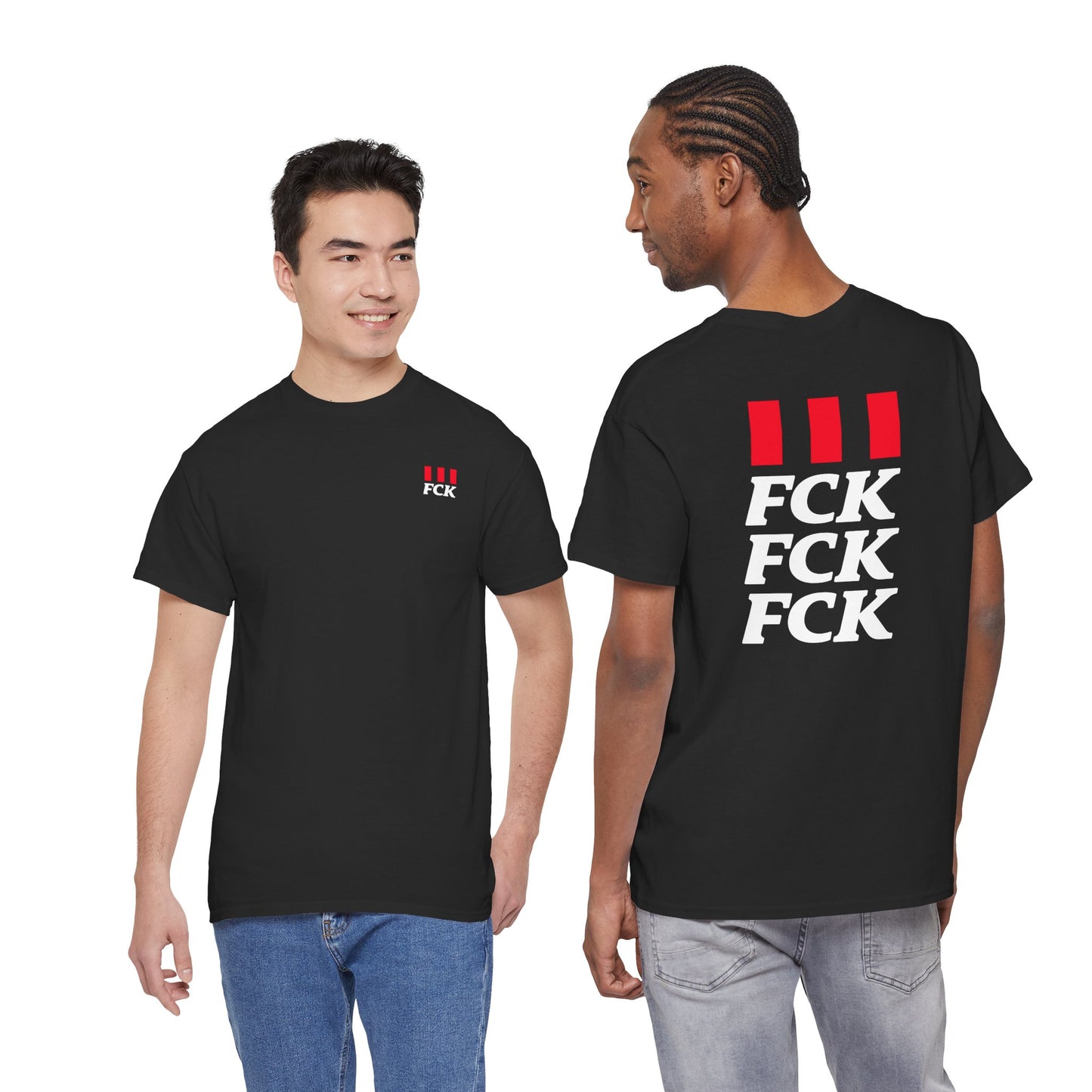 FCK FCK FCK Unisex Heavy Cotton Tee