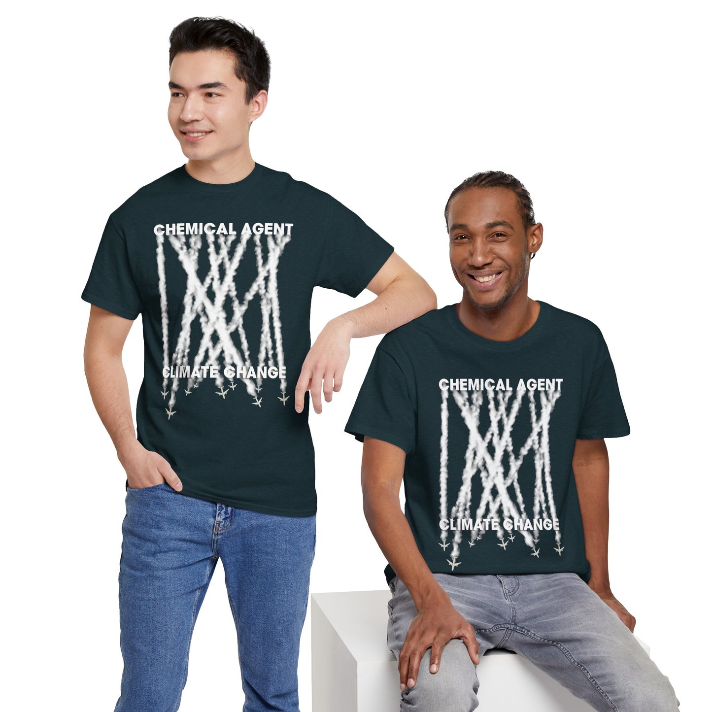 CHEMICAL AGENT/CLIMATE CHANGE Unisex Heavy Cotton Tee