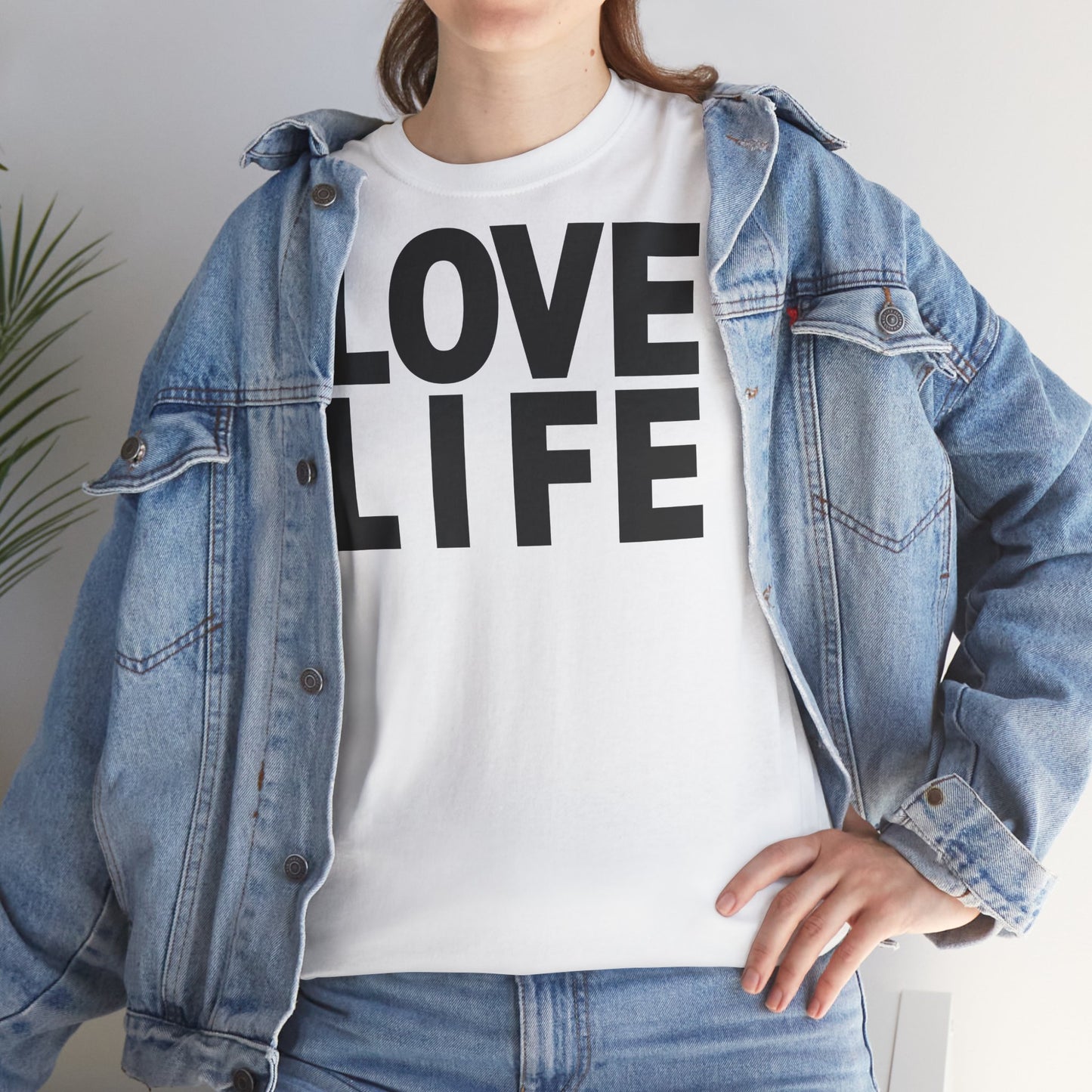 LOVE LIFE Unisex Heavy Cotton Tee
