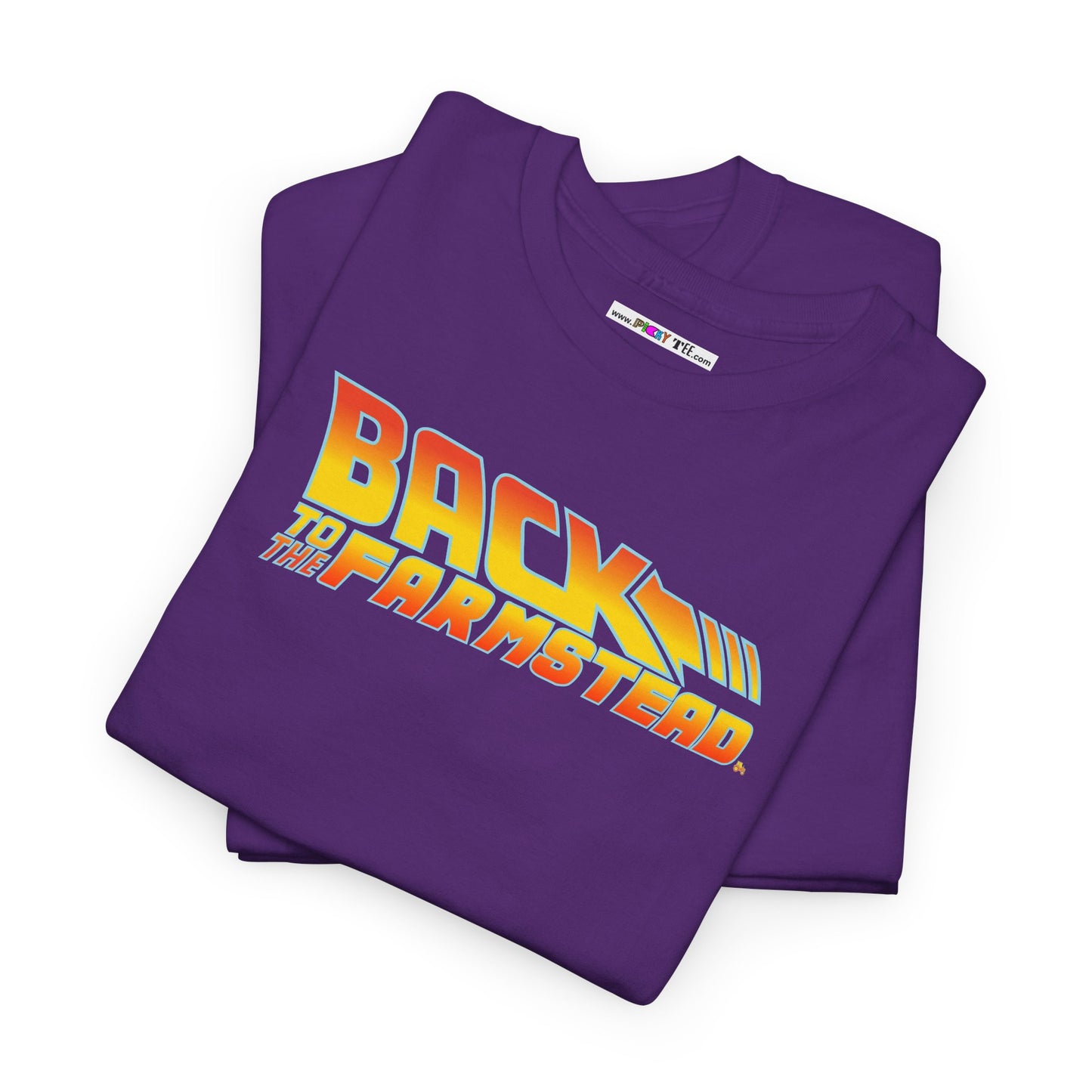 BACK TO THE FARMSTEAD Unisex Heavy Cotton Tee