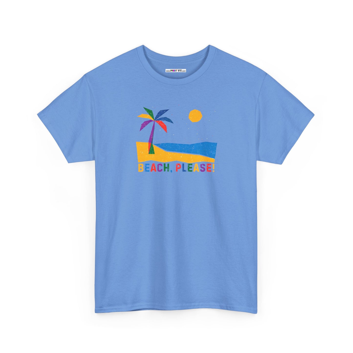 BEACH, PLEASE! Unisex Heavy Cotton Tee