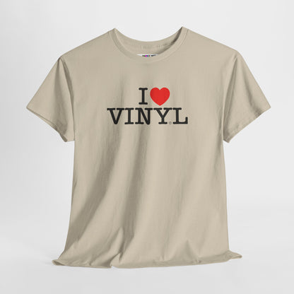 I ❤️ VINYL Unisex Heavy Cotton Tee