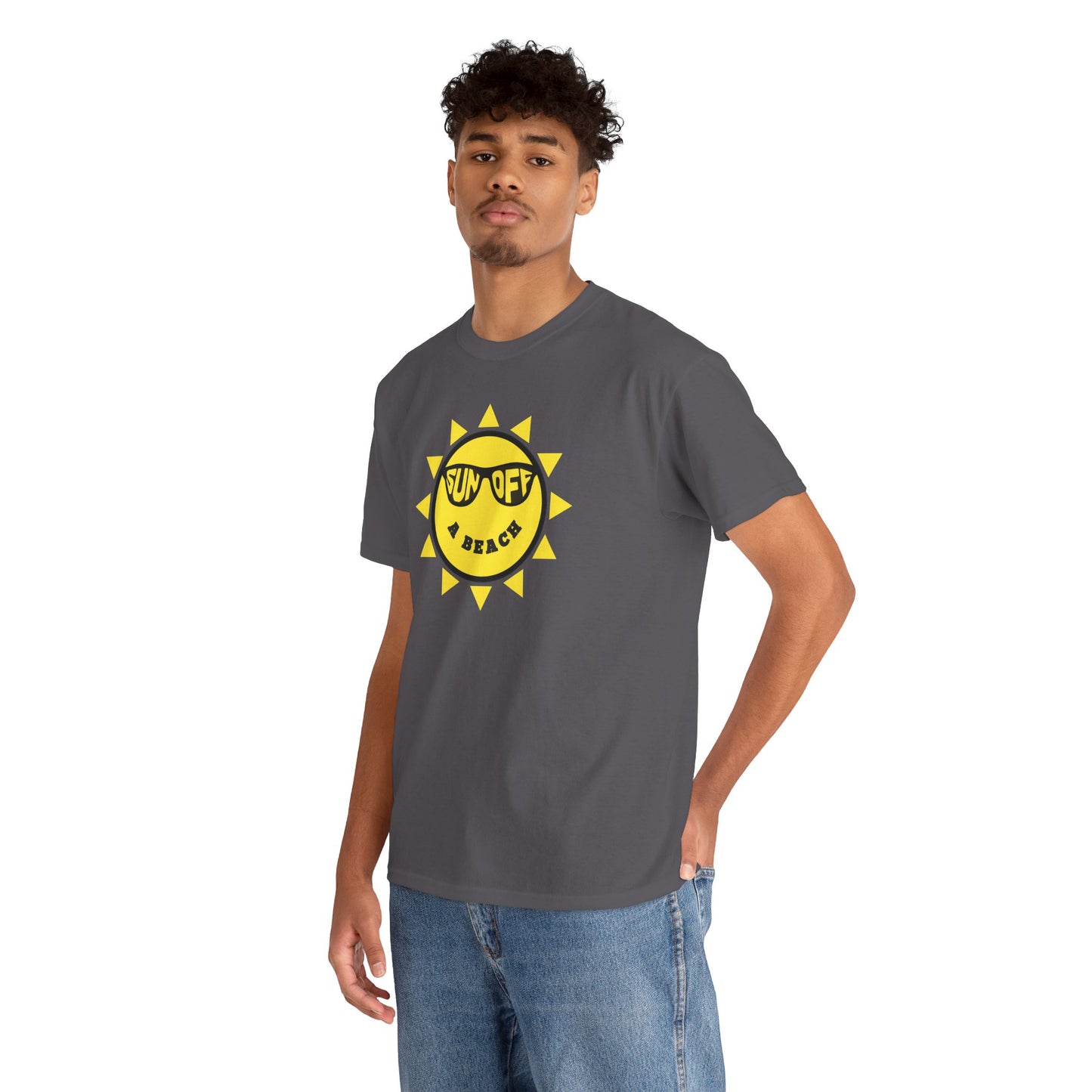 SUN OFF A BEACH Unisex Heavy Cotton Tee