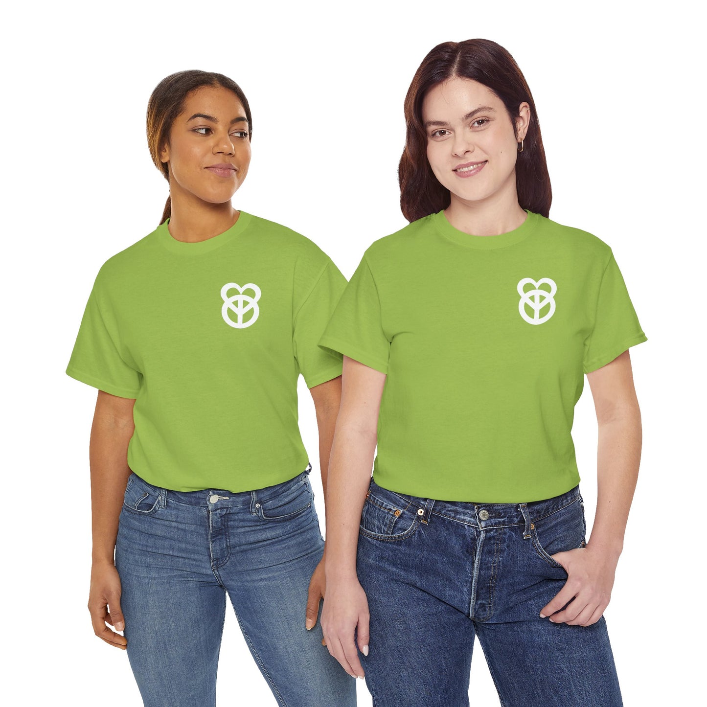 KEEP PEACE AND LOVE ON Unisex Heavy Cotton Tee