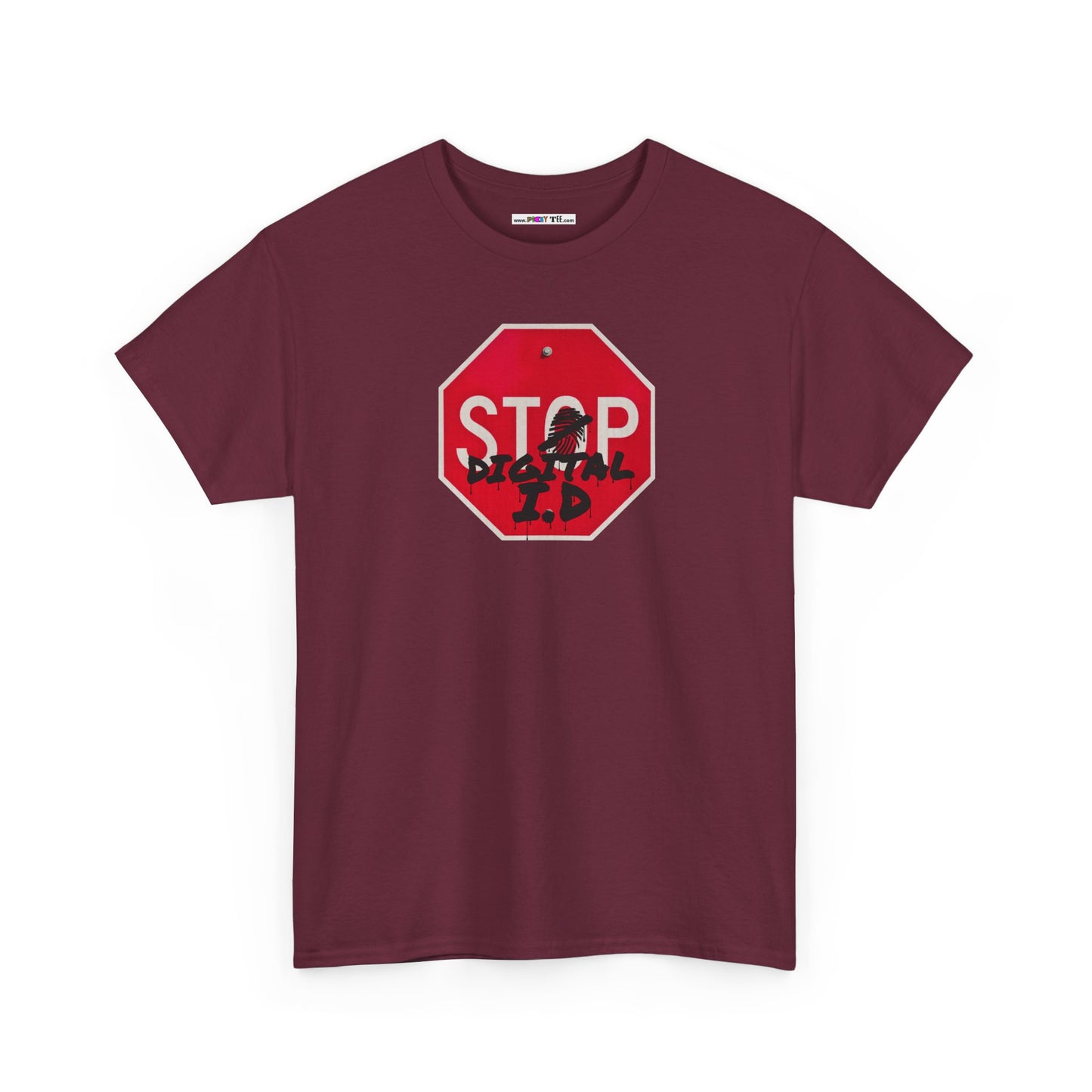 STOP digital i.d Unisex Heavy Cotton Tee