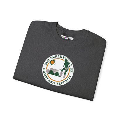 HOMELAND SECURITY (OUR DEPARTMENT OF)  Unisex Heavy Cotton Sweatshirt