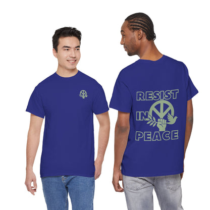 RESIST IN PEACE Unisex Heavy Cotton Tee
