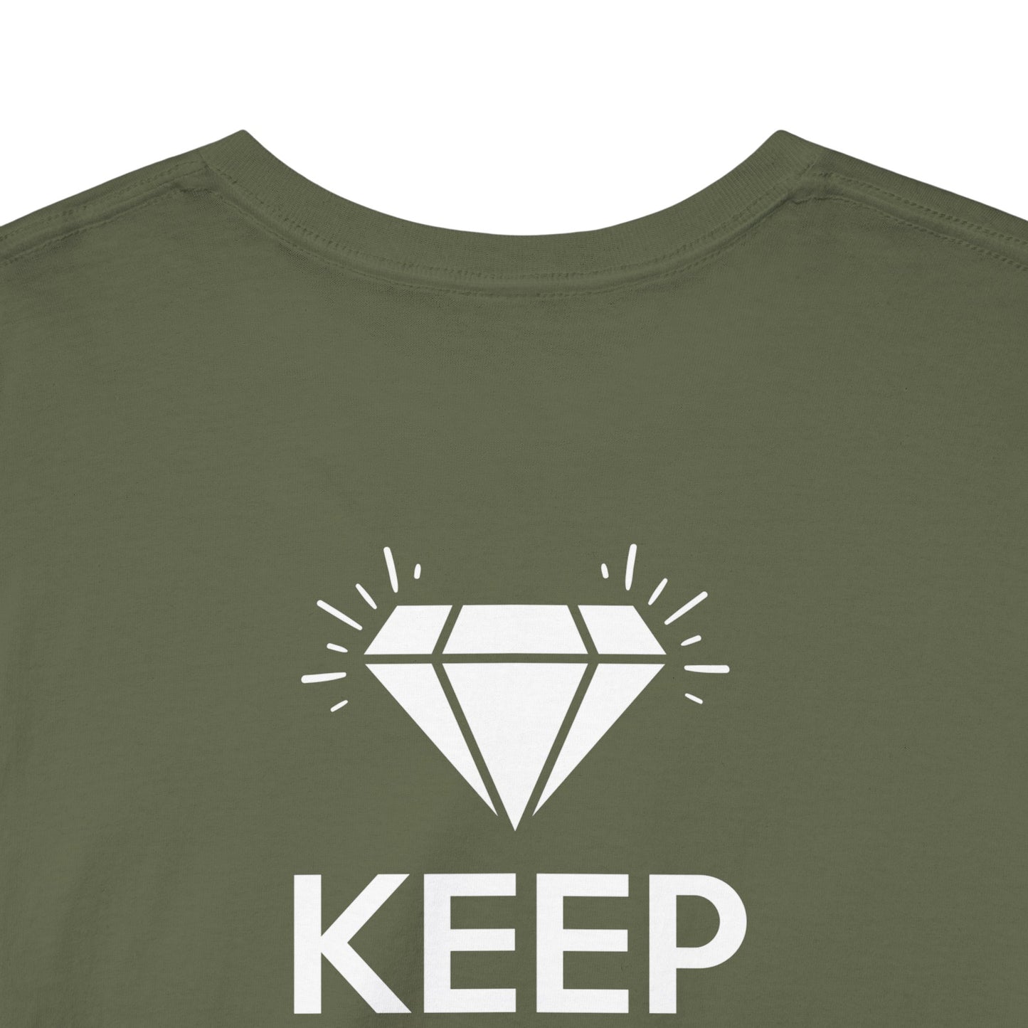 KEEP CRAZY AND SHINE ON Unisex Heavy Cotton Tee