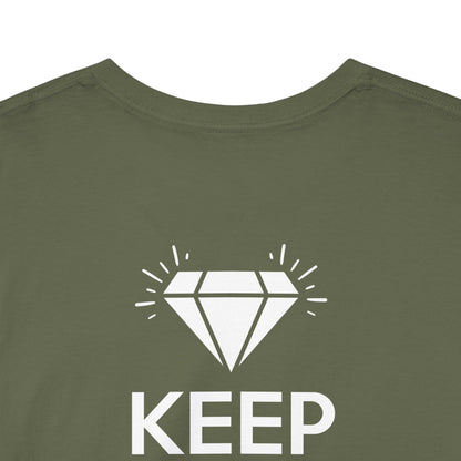 KEEP CRAZY AND SHINE ON Unisex Heavy Cotton Tee