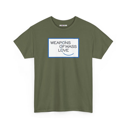 WEAPONS OF MASS LOVE Unisex Heavy Cotton Tee