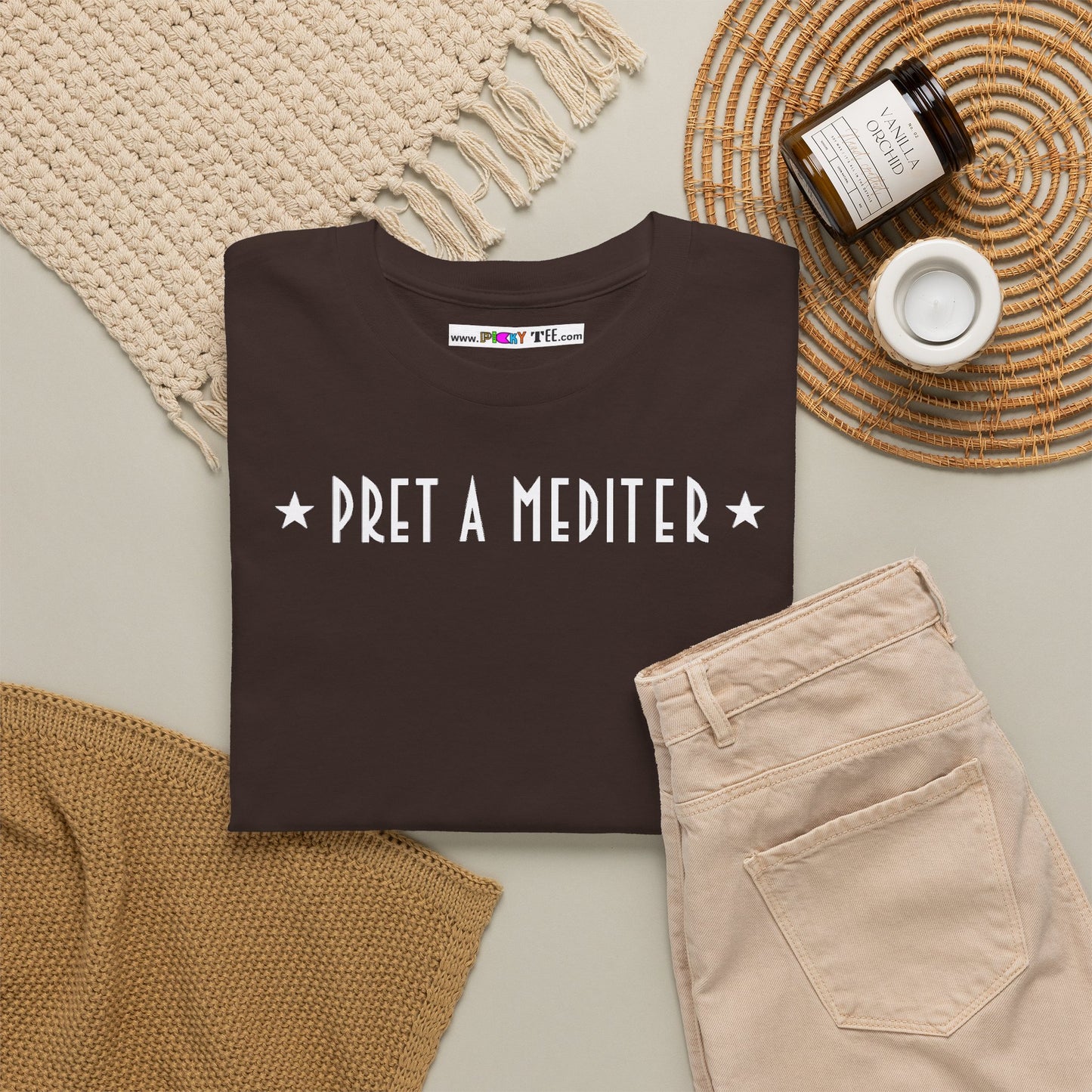 * PRET A MEDITER * Unisex Heavy Cotton Tee