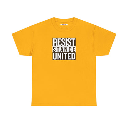 RESIST STANCE UNITED Unisex Heavy Cotton Tee