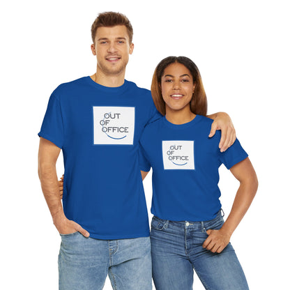 OUT OF OFFICE Unisex Heavy Cotton Tee