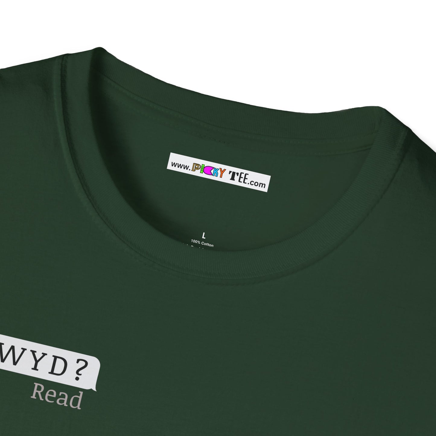 WYD? Sorry I'm busy Unisex Softstyle 100% Cotton T-Shirt