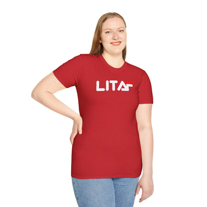 LIT AF Unisex Softstyle 100% Cotton T-Shirt