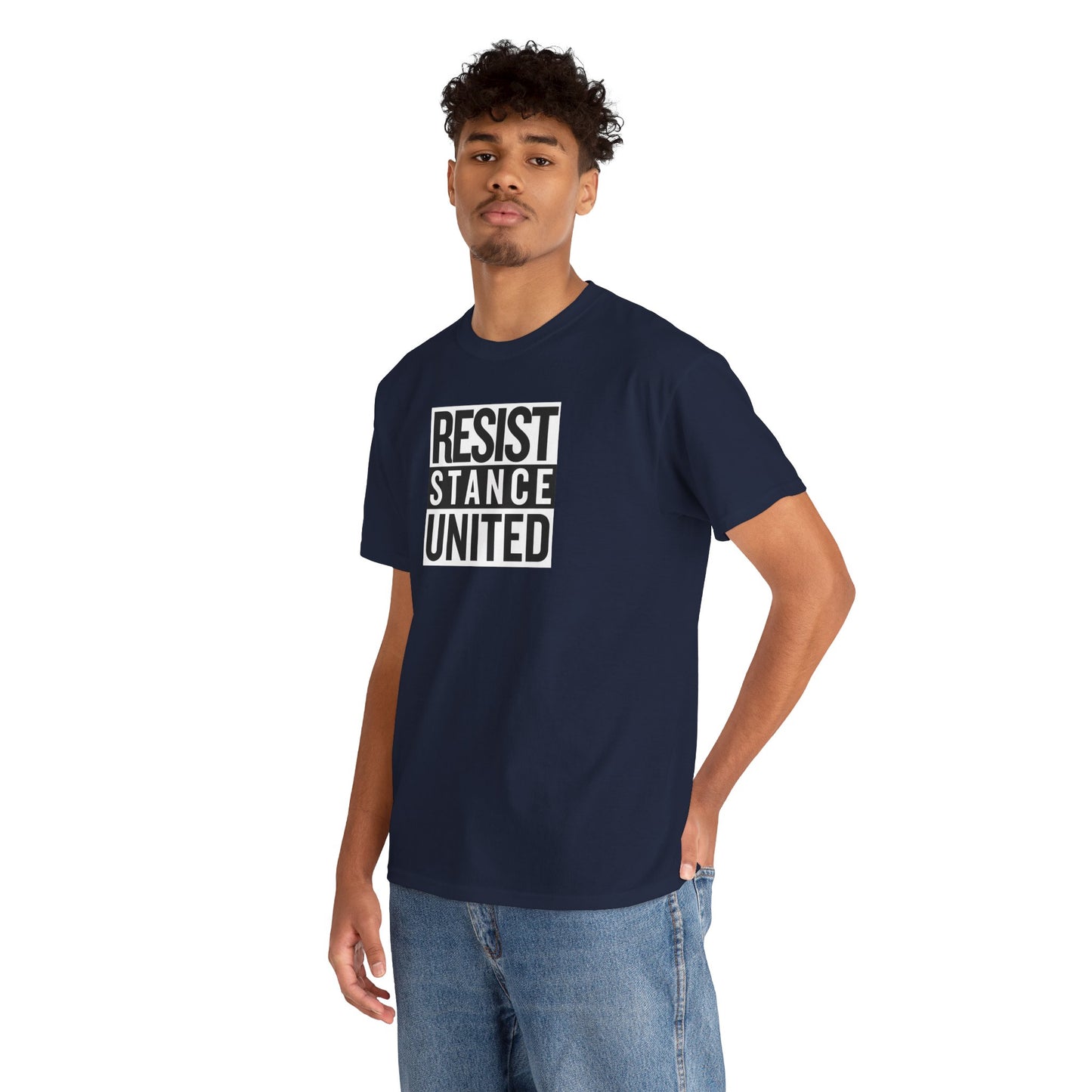 RESIST STANCE UNITED Unisex Heavy Cotton Tee