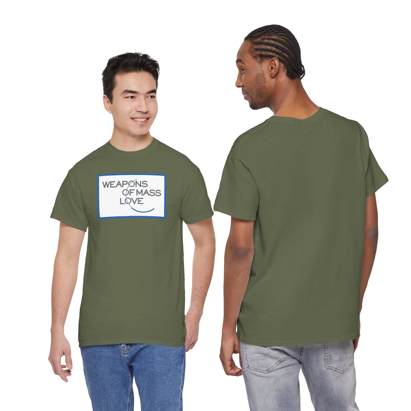 WEAPONS OF MASS LOVE Unisex Heavy Cotton Tee