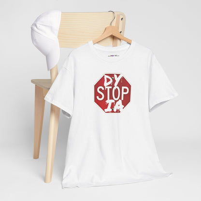 STOP DYSTOPIA Unisex Heavy Cotton Tee
