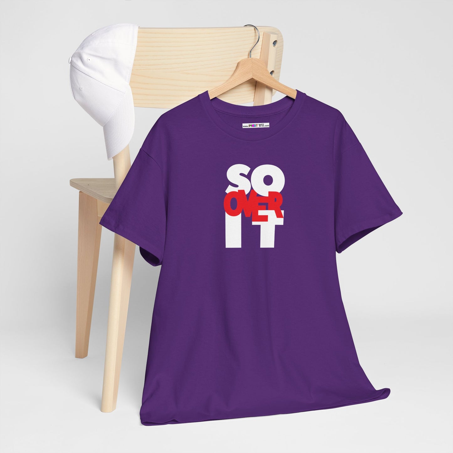 SO OVER IT Unisex Heavy Cotton Tee