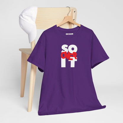 SO OVER IT Unisex Heavy Cotton Tee