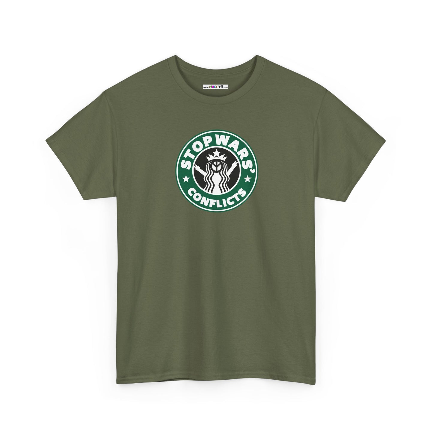 STOP WARS' CONFLICTS Unisex Heavy Cotton Tee