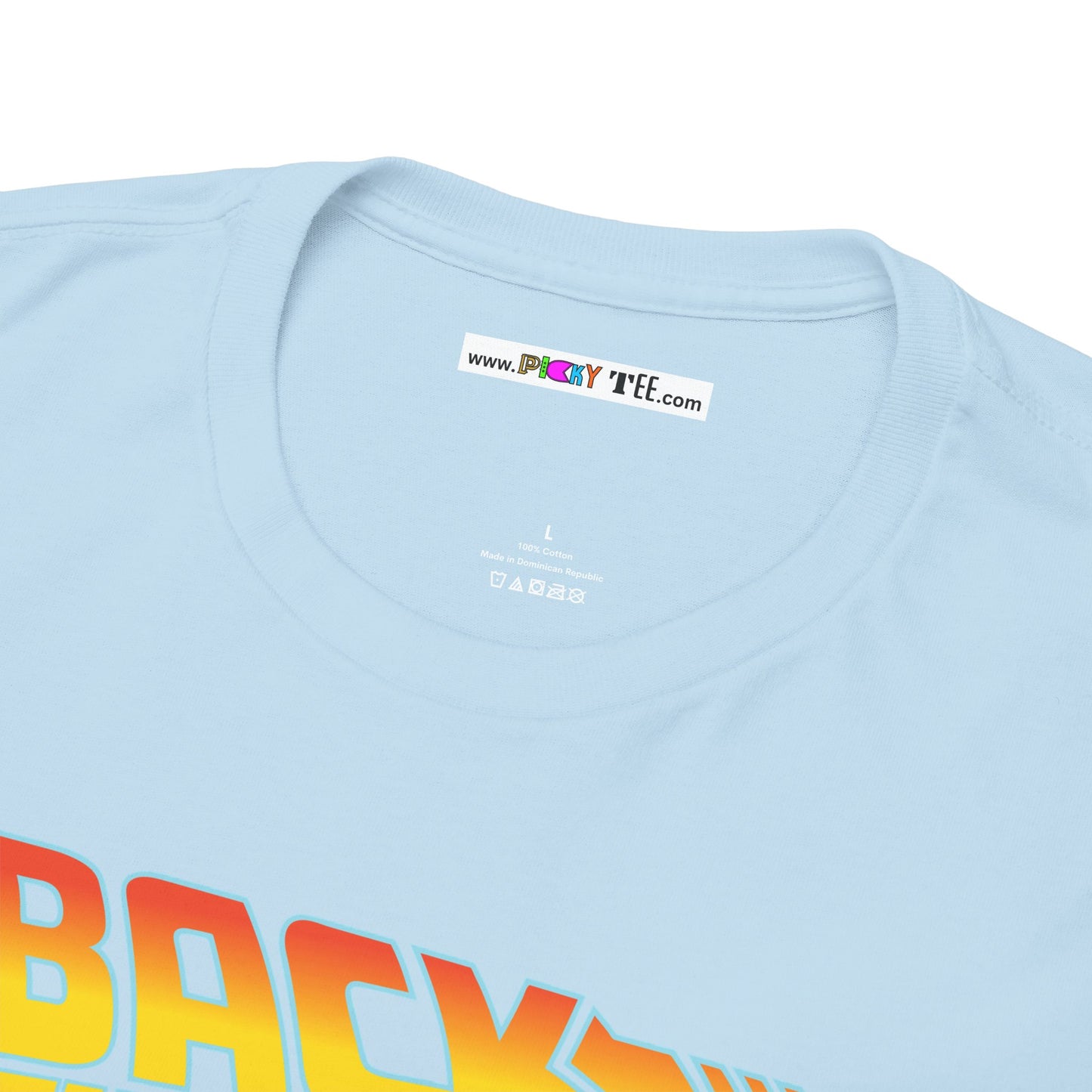 BACK THE FLUX UP Unisex Heavy Cotton Tee