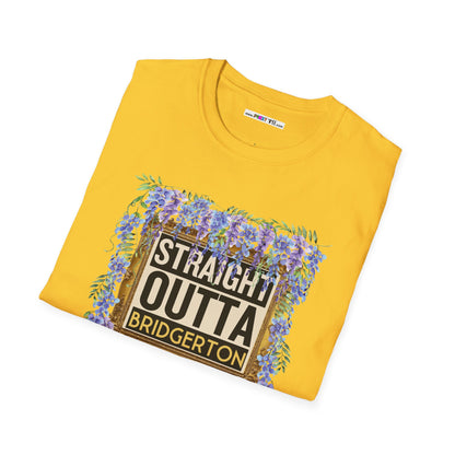 STRAIGHT OUTTA BRIDGERTON Unisex Softstyle 100% Cotton T-Shirt