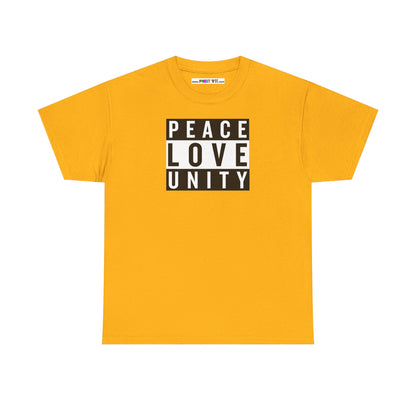 PEACELOVEUNITY Unisex Heavy Cotton Tee