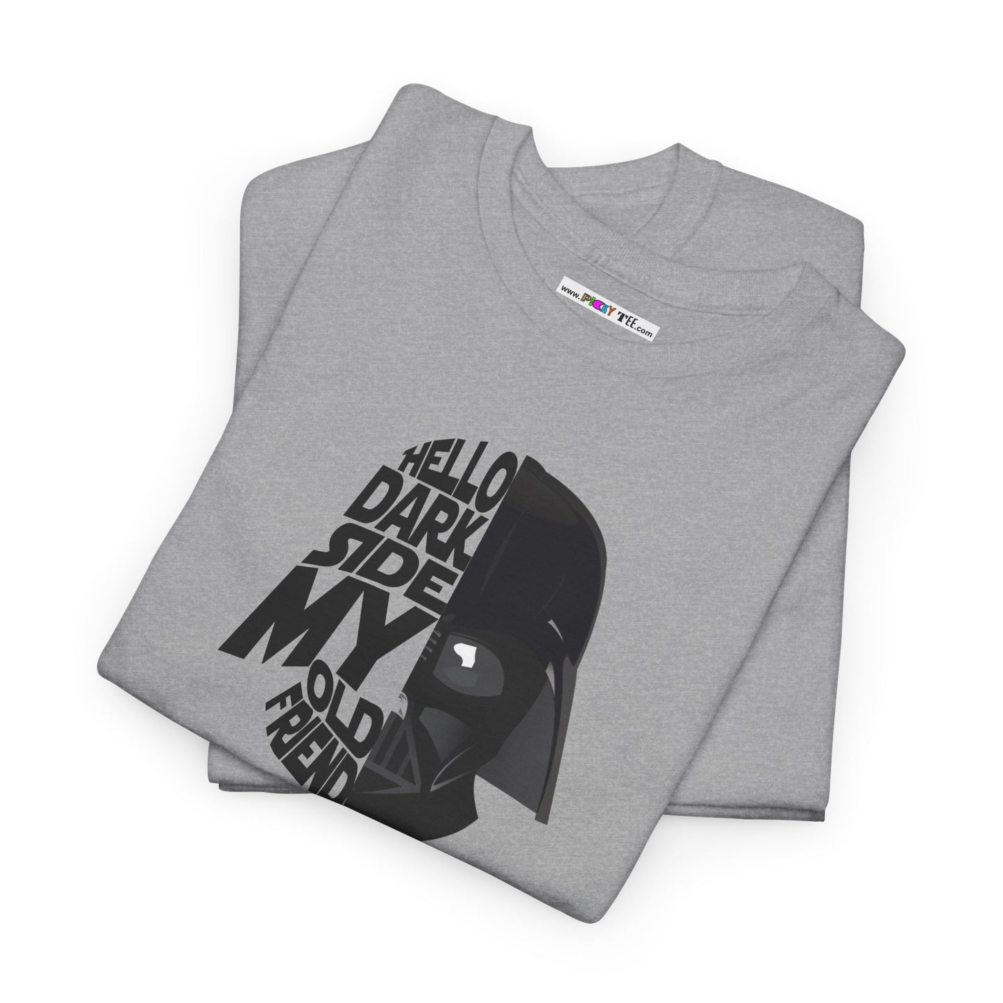 HELLO DARKSIDE MY OLD FRIEND Unisex Heavy Cotton Tee