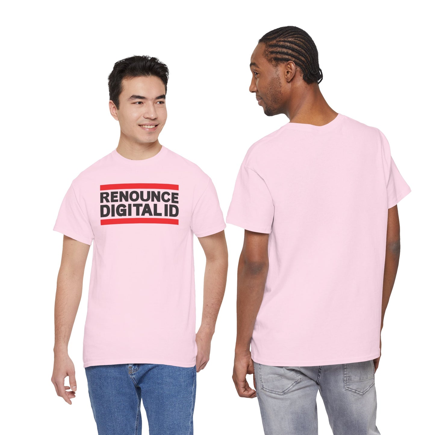 RENOUNCE DIGITAL ID Unisex Heavy Cotton Tee