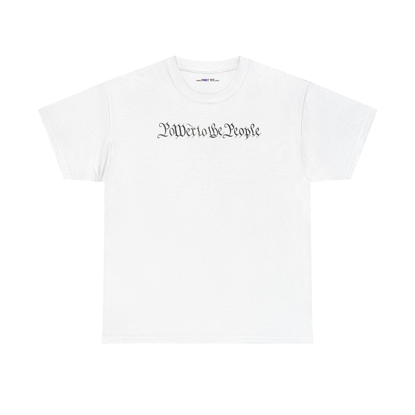 poWEr to THE PEOPLE Unisex Heavy Cotton Tee