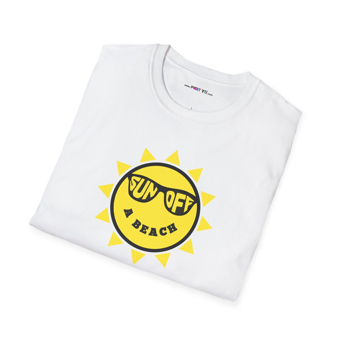 SUN OFF A BEACH Unisex Softstyle 100% Cotton T-Shirt