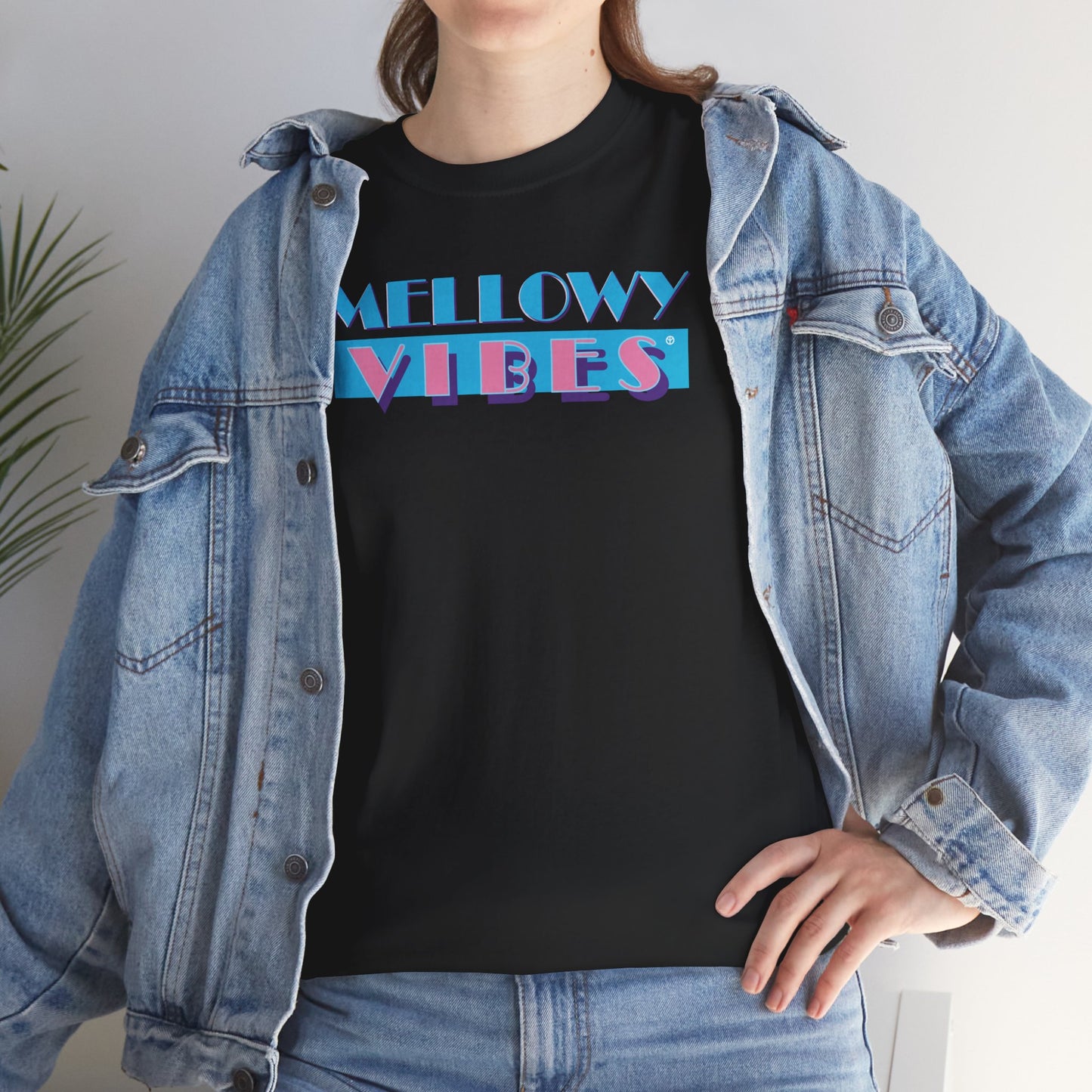 MELLOWY VIBES Unisex Heavy Cotton Tee