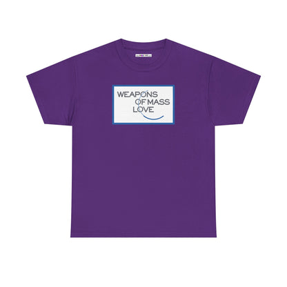 WEAPONS OF MASS LOVE Unisex Heavy Cotton Tee