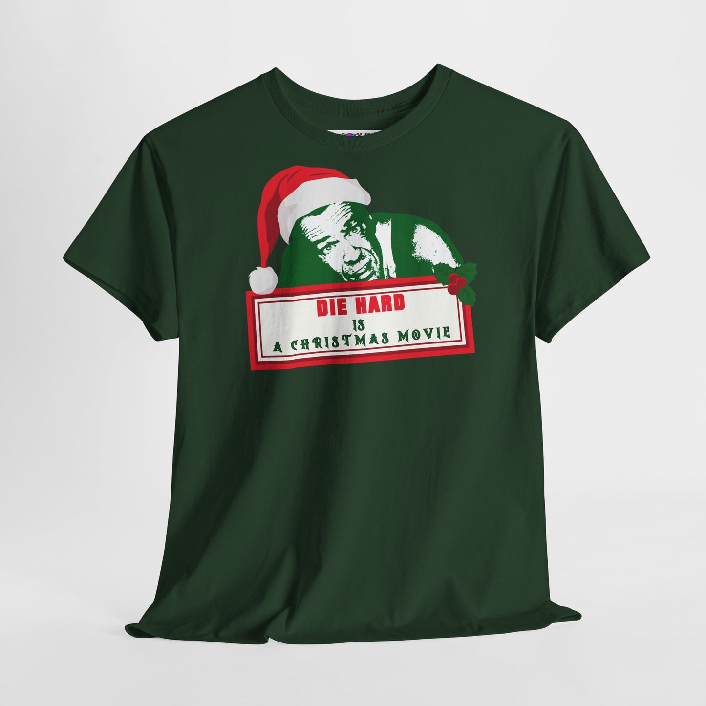 DIE HARD IS A CHRISTMAS MOVIE Unisex Heavy Cotton Tee