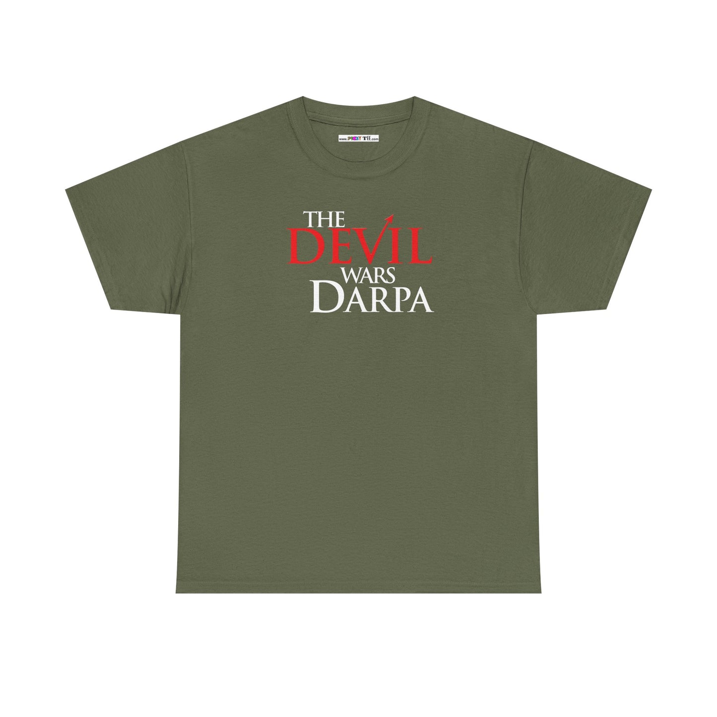 THE DEVIL WARS DARPA Unisex Heavy Cotton Tee