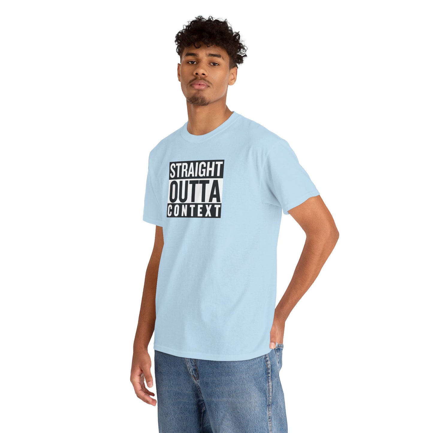 STRAIGHT OUTTA CONTEXT Unisex Heavy Cotton Tee