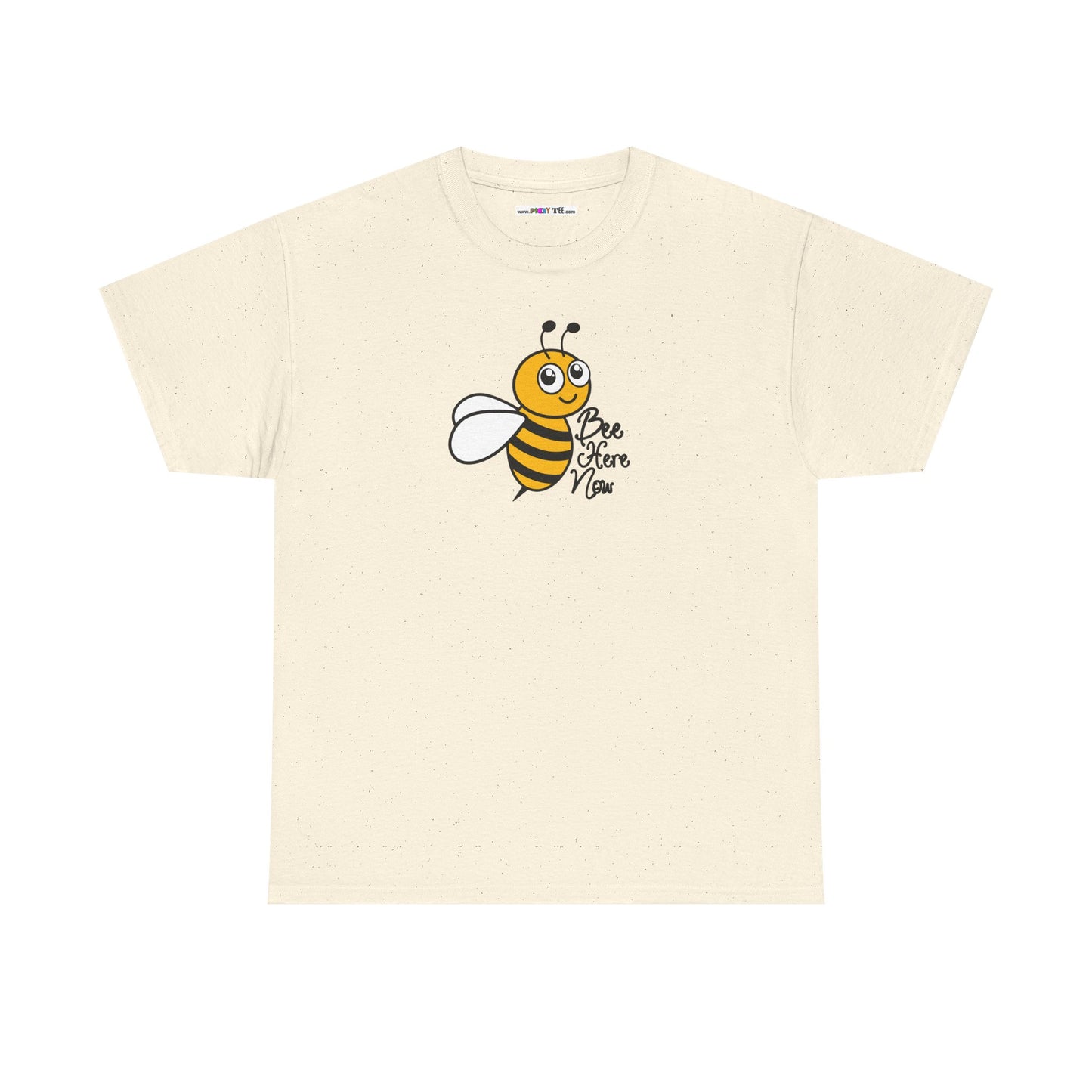Bee Here Now Unisex Heavy Cotton Tee