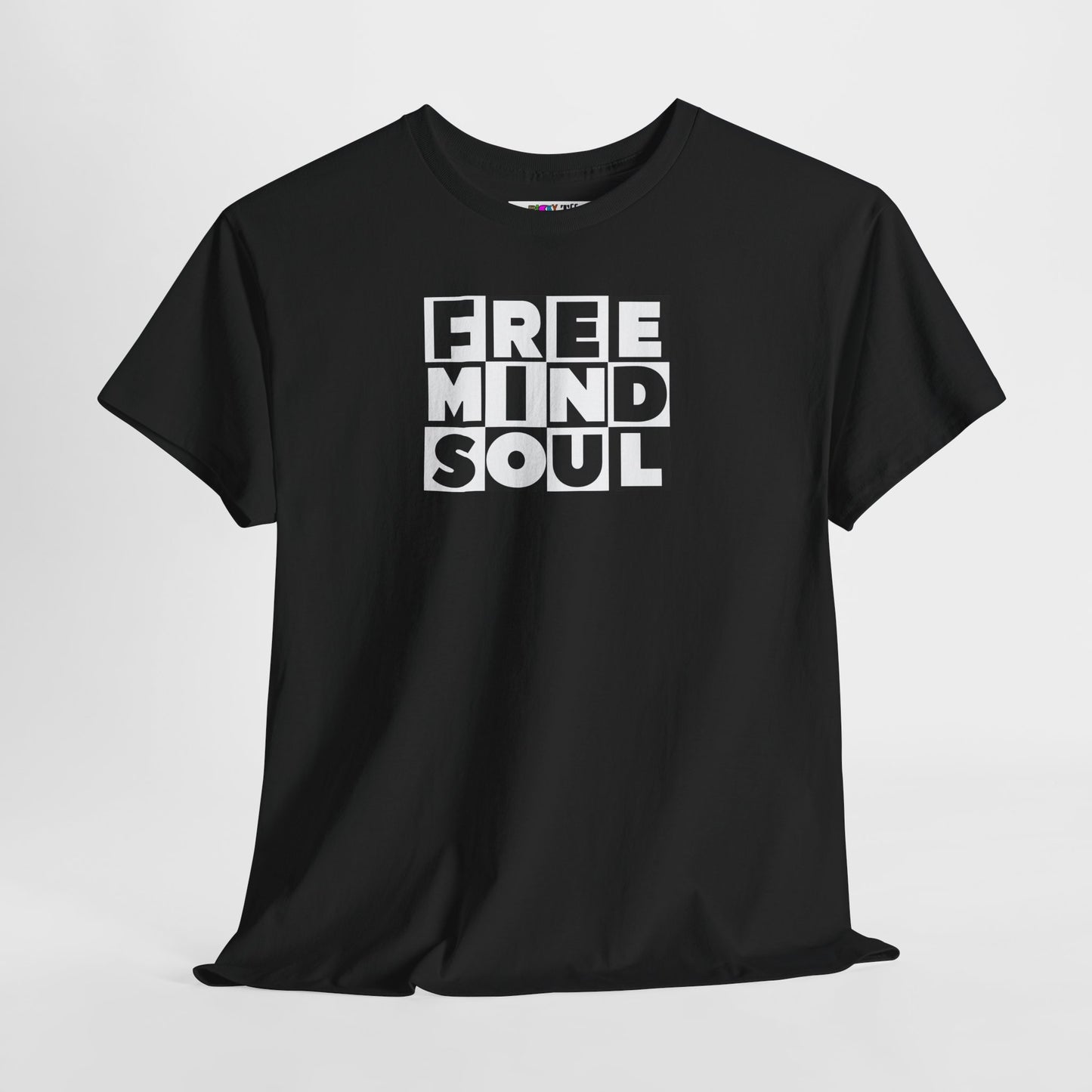 FREE MIND SOUL Unisex Heavy Cotton Tee