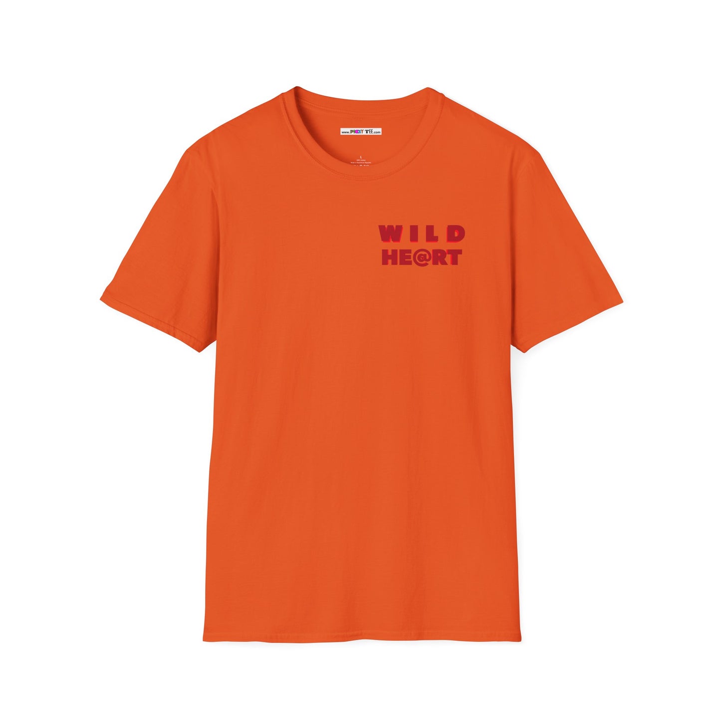 WILD AT HEART Unisex Softstyle 100% Cotton T-Shirt