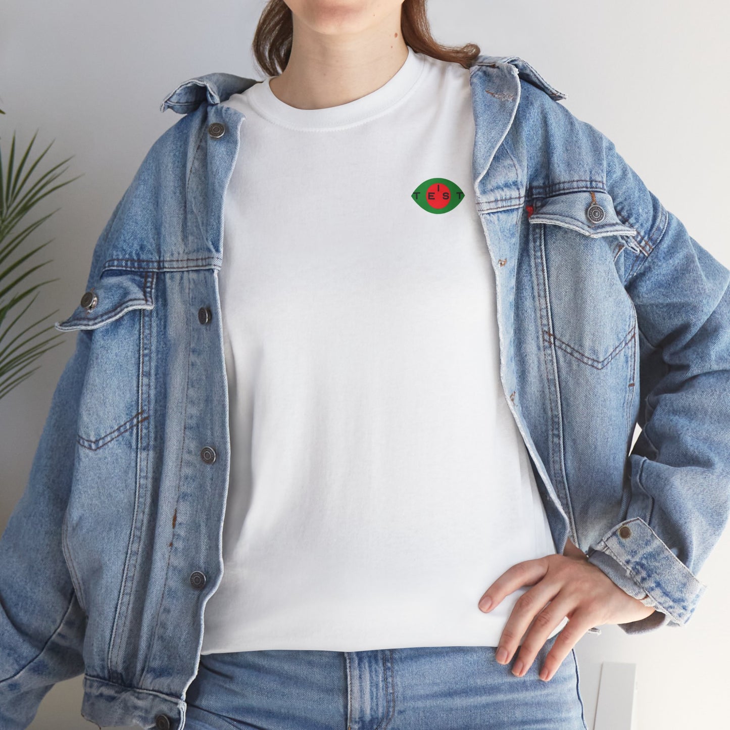 MORE THAN MEETS THE I TEST Unisex Heavy Cotton Tee