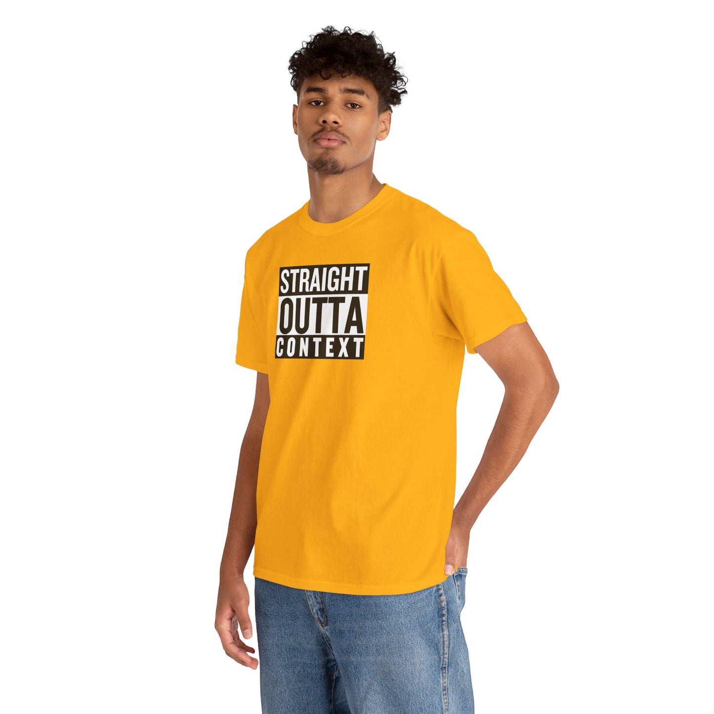 STRAIGHT OUTTA CONTEXT Unisex Heavy Cotton Tee