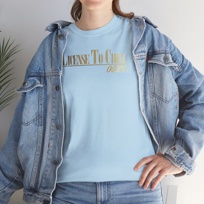 LICENSE TO CHILL 00Zzz Unisex Heavy Cotton Tee