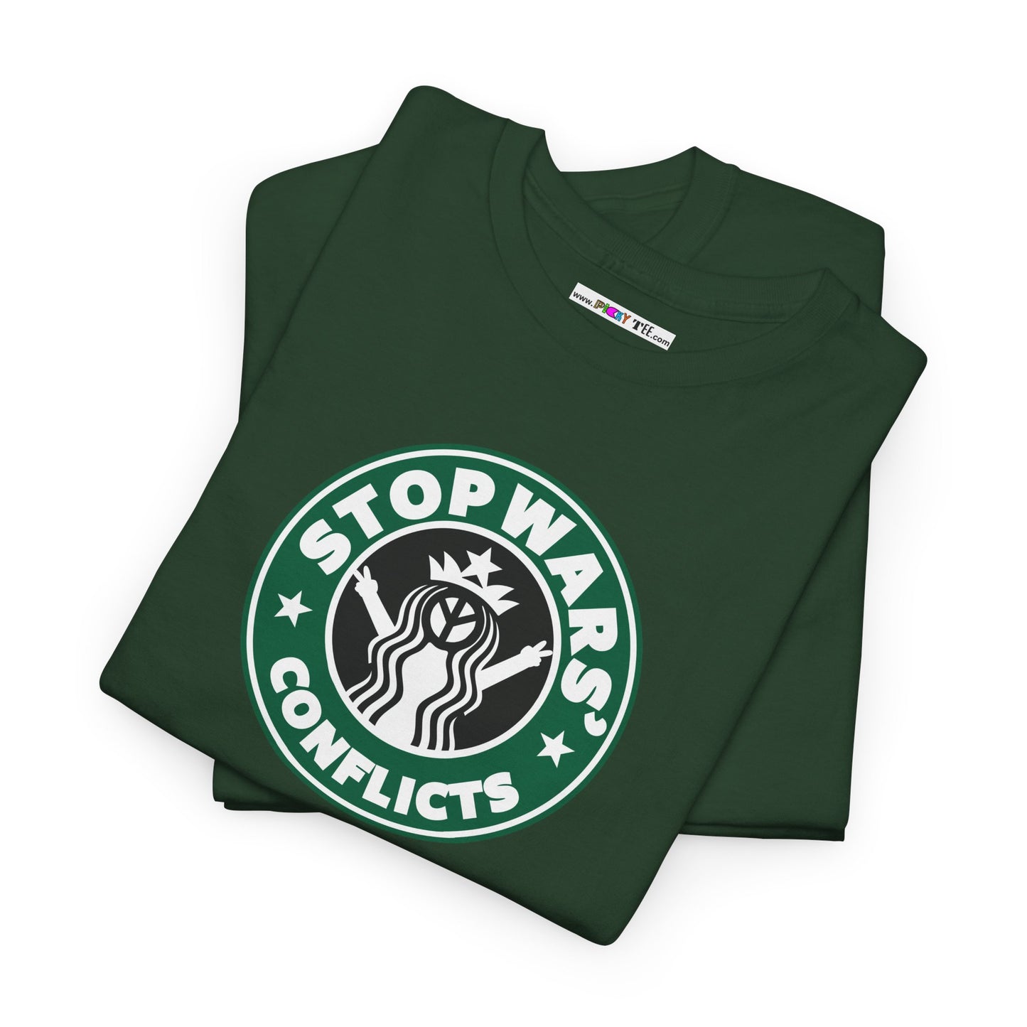 STOP WARS' CONFLICTS Unisex Heavy Cotton Tee