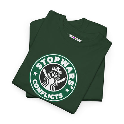 STOP WARS' CONFLICTS Unisex Heavy Cotton Tee