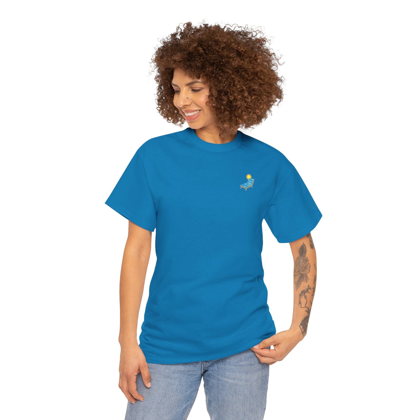 ON THE CHAISE LONGUE ALL DAY LONG Heavy Cotton Tee