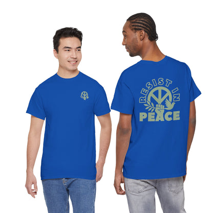 RESIST IN PEACE Unisex Heavy Cotton Tee