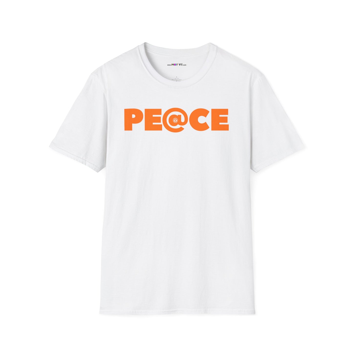 AT PEACE Unisex Softstyle 100% Cotton T-Shirt