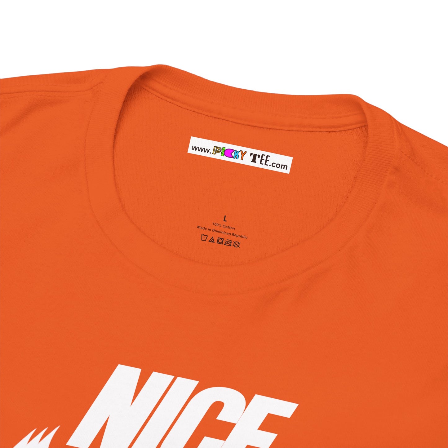 NICE... JUST BE. Unisex Heavy Cotton Tee