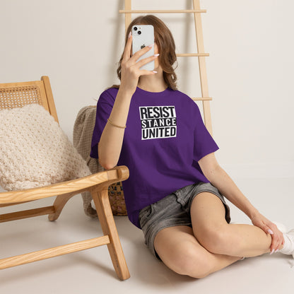 RESIST STANCE UNITED Unisex Heavy Cotton Tee